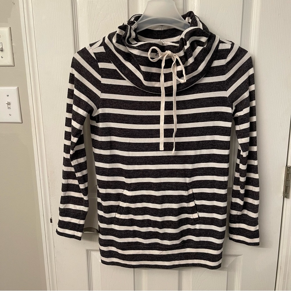 Ann Taylor The Loft Cowl Neck Sweatshirt Tunic Small